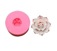 Moldes de resina para palitos de budismo, diseño de flores 3D para quemador de cenizas, molde de fundición de resina epoxi, moldes de silicona con corazón grande