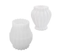 Moldes de resina para tarros de té, tapa de resinas a rayas para candelabro, joyería, estuche para hornear en casa