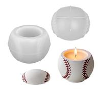 Moldes de resina reutilizables, molde flexible antiadherente para hornear bolas deportivas, función de cocción versátil, ideal para chocolate, galleta, postre, gelatina, fondant, jabón,