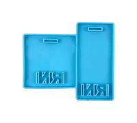 Moldes de respaldo para insignias, moldes verticales horizontales, etiquetas de insignia, moldes de silicona para enfermeras, médicos, etiquetas de nombre, moldes de resina LPN de silicona