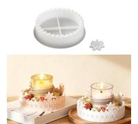 Moldes de silicona, 2 moldes de yeso para fundir, calendario de Adviento, moldes de silicona para hormigón, yeso, manualidades, velas, molde de silicona, molde de resina epoxi, portavelas, molde para