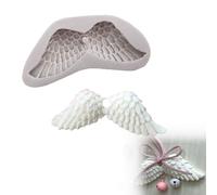 Moldes De Silicona 3d Con Alas De Ángel, Molde De Silicona De Alas De Ángel, Molde De Alas De Ángel Para Fondant, Se Aplica A Bricolaje, Joyería, Colgante, Fabricación De Manualidades