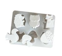 Moldes de silicona 3D - Moldes de animales flexibles y resistentes al calor, herramientas fáciles de desmoldar para resina, yeso, jabón, vela o pastelería, ideales para principiantes creativos