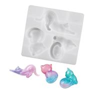 Moldes de silicona 3D para hacer joyas de resina, moldes colgantes de resina, perfectos para creaciones individualizadas, molde de silicona
