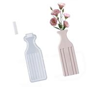 Moldes de silicona a rayas para hacer resina epoxi, decoración de yeso, flores texturizadas, silicona moderna a rayas
