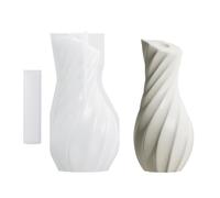 Moldes de silicona a rayas para hacer resina epoxi, jarrones de flores, decoración de yeso, moldes de silicona texturizados