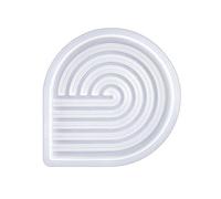 Moldes de silicona a rayas para moldeo de resina, arco, puerta, bandeja, epoxi, manualidades, alfombrilla para tazas, molde de resina, arco curvado para manualidades