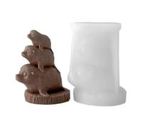 Moldes De Silicona Animales Apilables Molde 3D Apilable Adorable