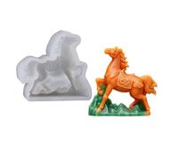 Moldes de silicona caballo valiente tropas pescado fondant molde para la decoración de pasteles Cupcake Topper caramelo polímero arcilla chocolate goma pasta