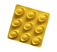 Moldes de silicona con 9 cavidades, formas de lingotes dorados, moldes de silicona para pasteles, chocolate, jabón, hielo, utensilios de cocina, utensilios para hornear, 2 colores