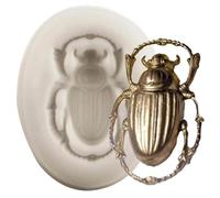 Moldes de silicona con diseño de flores, 4,7 x 3,7 cm, molde de silicona para insectos, cupcakes, fondant, herramientas de decoración de pasteles, molde de resina de arcilla de chocolate