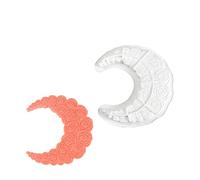 Moldes de silicona con diseño de luna y rosa para mousses, pasteles, chocolate, jabón, manualidades, herramienta de horneado segura para alimentos, accesorios de cocina, moldes para hornear y postres