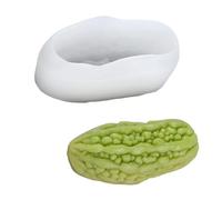Moldes de silicona con estampado de frutas en 3D, moldes de silicona para pasteles con forma de fruta para hacer resina epoxi, jabón para velas y decoración del hogar, molde de vela vegetal realista