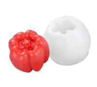 Moldes de silicona con estampado de frutas en 3D, moldes de silicona para pasteles con forma de fruta para hacer resina epoxi, jabón para velas y decoración del hogar, molde de vela vegetal realista