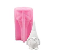 Moldes de silicona con figuras enanas para resina epoxi, cemento, yeso, moldes de silicona para hacer fondant