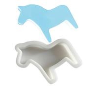 Moldes de silicona con forma de caballo para decorar pasteles, cupcakes, dulces, chocolate, pasta de goma, arcilla polimérica. Moldes artesanales con forma de caballo para candelabros, adornos para ta