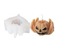 Moldes de silicona con forma de calavera de calabaza, delicados moldes de silicona con forma de calavera de calabaza para decoración del hogar, diseño único
