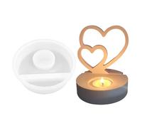 Moldes de silicona con forma de corazón, centro de mesa, bandeja para velas votivas, diseño de pareja de besos, corazones de amor, moldes para velas de té, bandeja , decoración romántica del