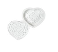 Moldes de silicona con forma de corazón para fondant, mousses y pasteles, para hacer pasteles, chocolate, hornear, herramienta de decoración, antiadherente, mousse, pasteles, cocina, suministros para