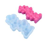 Moldes de silicona con forma de corazón y flor de cactus, moldes de resina epoxi, adornos de mesa, yesos, herramienta de fabricación de yesos, fácil de limpiar, molde de silicona con forma de corazón