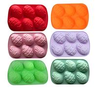 Moldes de silicona con forma de estrella de chocolate, herramientas de modelado de caramelos duros, ideales para piruletas, huevos de Pascua y bandeja para caramelos, gelatina, gelatina, pastel, jabón