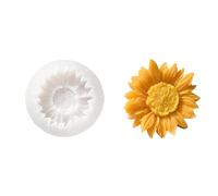 Moldes de silicona con forma de flor para hacer resina epoxi, jabón hecho a mano, siliconas multiusos para decoración del hogar, molde de silicona de flores