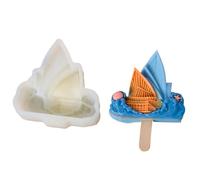 Moldes de silicona con forma de flor para paletas y helados, para hacer postres reutilizables para golosinas caseras, aperitivos para niños, fiesta de verano