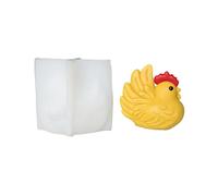 Moldes de silicona con forma de gallo, de pollo, moldes de silicona para velas para hacer resina epoxi, jabón de vela, decoración del hogar, fundido detallado de Chanticleer