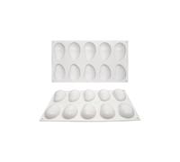 Moldes de silicona con forma de mangos 3D antiadherentes de fácil liberación para elaborar mousses, pasteles, chocolates, pasteles y helados, moldes para postres con forma de fruta