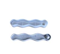 Moldes de silicona con forma de onda para palo perfumado, soporte de silicona ondulada
