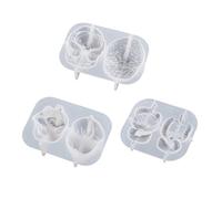 Moldes de silicona con forma de órganos, molde de resina epoxi con forma de corazón y cerebro, decoración para magdalenas, molde para Fondant, artesanías de aromaterapia, resina cerebral