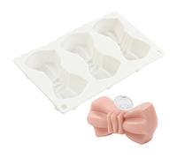 Moldes de silicona con lazo, bonito molde para boca, perfumado, hecho a mano, suministros para hacer jabón, decoración de fundición de resina