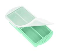 Moldes de silicona congelador - 4-cuadrícula con miembro | Microondas Seguras Moldes de preparación de comidas de silicona para la salsa de congelación, caldo, sofocos, y comidas, ideal para el hogar