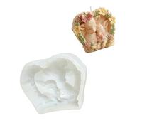 Moldes de silicona de cordero en relieve 3D para hacer jabón, decoración navideña y resina epoxi, elastómero fundido