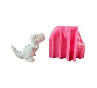 Moldes de silicona de dinosaurios para adornos, escritorios, yeso decorativo, mordazas de animales, decoración del hogar, yeso de silicona de dinosaurio, moldes de moldes, mordazas de animales