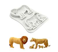 Moldes de silicona de goma flexible segura para alimentos, arcilla, resina, cerámica, caramelos, fondant, chocolate, jabón, moldes para hornear, formas de silicona