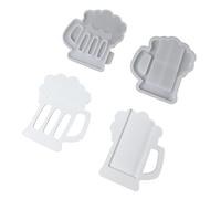 Moldes de silicona de grado alimenticio para tazas de cerveza, para manualidades, soporte de dinero, clip de monedas, decoración de escritorio, taza de cerveza, juego de moldes para monedas