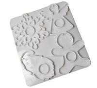 Moldes De Silicona De La Serie Navideña Figuritas Únicas Adorno Colgante Elegante Molde Para Manualidades Figuritas Únicas