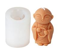 Moldes De Silicona De Monje Velas Que Fabrican Moldes Silicona Manualidades Monje Textura Adornos Para Suministros Artesanía Velas