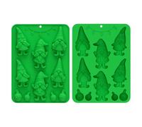 Moldes De Silicona De Navidad,Molde De Silicona De Diseño De Para De Azúcar | Herramienta De Horneado De Desmoldar Fácil Para Postre Gelificado Jabón Pastel
