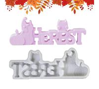 Moldes de silicona de otoño | Moldes de resina de Gnom para desmoldar fácilmente | Moldes de resina para velas de otoño - para jabón perfumado artesanías decoración del hogar tallas de yeso