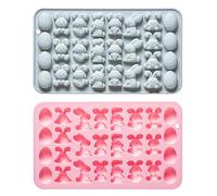 Moldes de silicona de Pascua, antiadherente, 21,1 x 12,1 cm, molde de chocolate, utensilios para hornear limón con cavidad, bandeja de alimenticio, para galletas, pasteles, de primavera