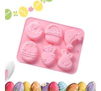 Moldes de silicona de Pascua | Antibarquero y fácil de soltar - Molde de silicona de conejo 3D | Para Hacer, , Decoración de Tarta, Gummies, Fudge, Dulces Y Jalea