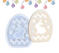 Moldes de silicona de Pascua, molde de vacaciones de conejito a de conejos puedes crear artesanías únicas agregando colorantes de resina, polvo de mica