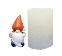 Moldes de silicona de Pascua, moldes de Gnome Molds, Fun Christmas Dwarf