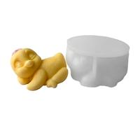 Moldes de silicona de pato para hacer jabón, resina epoxi, manualidades, siliconas multiusos para decoración de yeso, molde de silicona