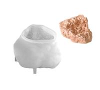 Moldes de silicona de piedra de roca para resina epoxi, forma de jabón, silicona para decoración de yeso, textura