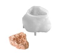 Moldes de silicona de piedra de roca para resina epoxi, jabón, forma de piedra, moldes de silicona para decoración de yeso, grado alimenticio