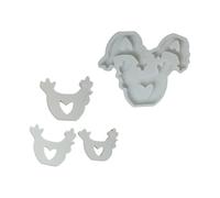 Moldes de silicona de resina epoxi fácil de desmoldar para decoración de jabón, yeso, gallina