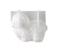 Moldes de silicona de resina, molde resistente al calor para manualidades, herramienta de vela de 2.24 x 3.15 x 2.6 pulgadas, ayuda reutilizable con diseño compacto, equipo fiable con estilo moderno